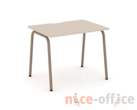 Стол рабочий с вырезом на круглой трубе 98x73x75 Эстетика / Estetica images