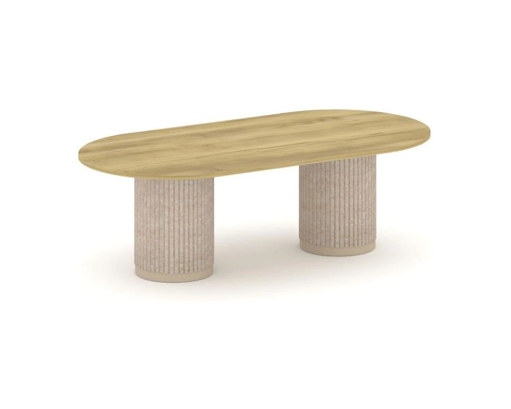 Стол переговорный овальный PR.C.SPRG-007.D 2400х1200х750 Фелто / Felto