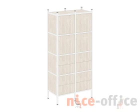 Прямой стеллаж L-04 862x446x1869 Лофт / Loft images