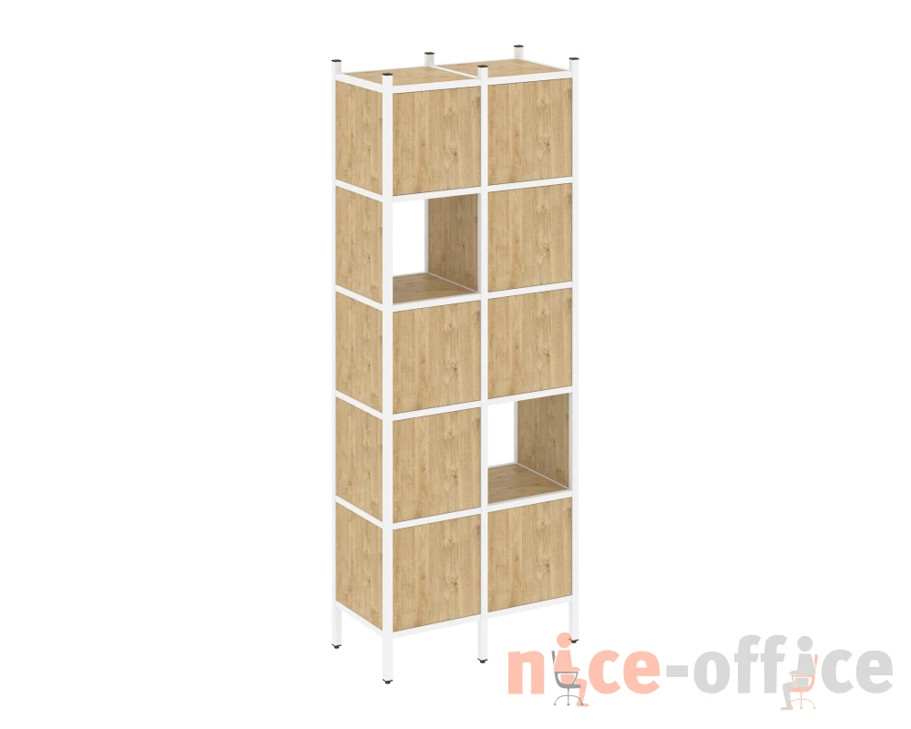 Прямой стеллаж L-05 862x446x1869 Лофт / Loft
