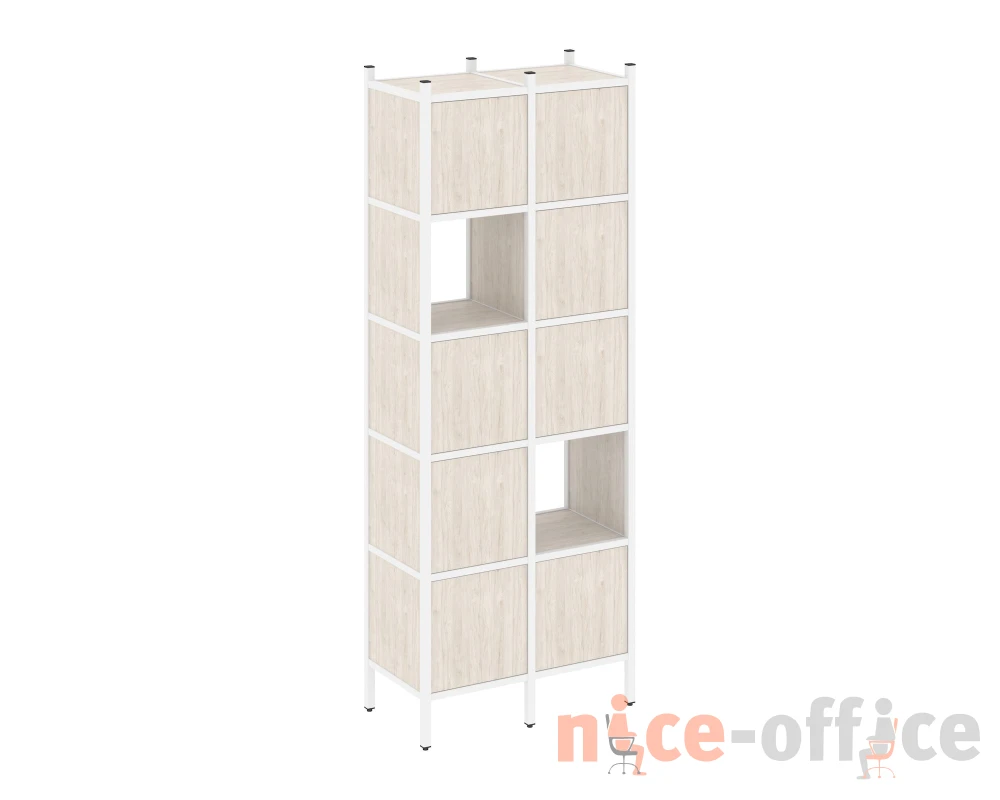 Прямой стеллаж L-05 862x446x1869 Лофт / Loft