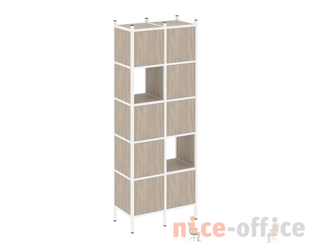 Прямой стеллаж L-05 862x446x1869 Лофт / Loft