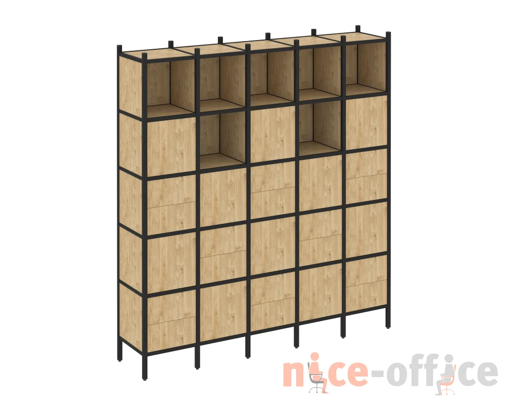 Прямой стеллаж L-10 2110x446x2280 Лофт / Loft