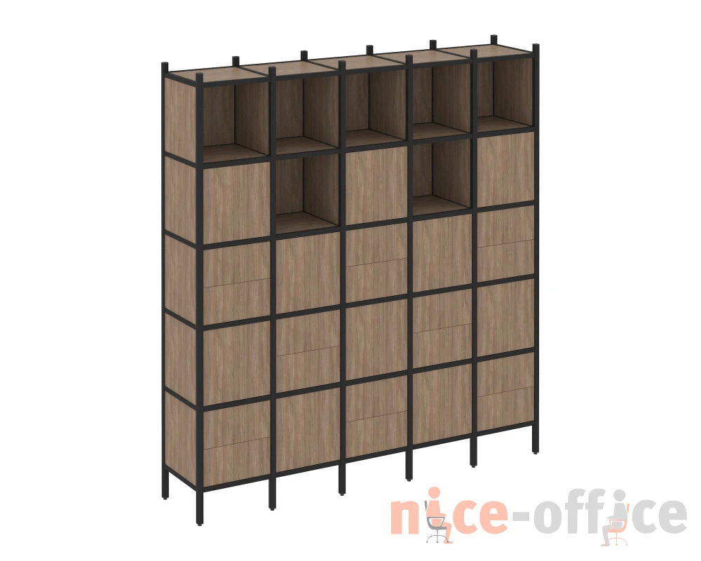 Прямой стеллаж L-10 2110x446x2280 Лофт / Loft