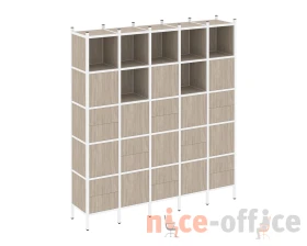 Прямой стеллаж L-10 2110x446x2280 Лофт / Loft images