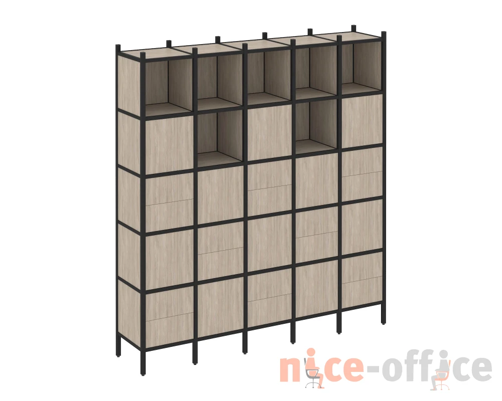 Прямой стеллаж L-10 2110x446x2280 Лофт / Loft