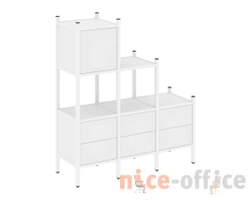 Прямой стеллаж L-12 1278x446x1458 Лофт / Loft images