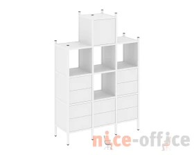Прямой стеллаж L-18 1278x446x1869 Лофт / Loft images