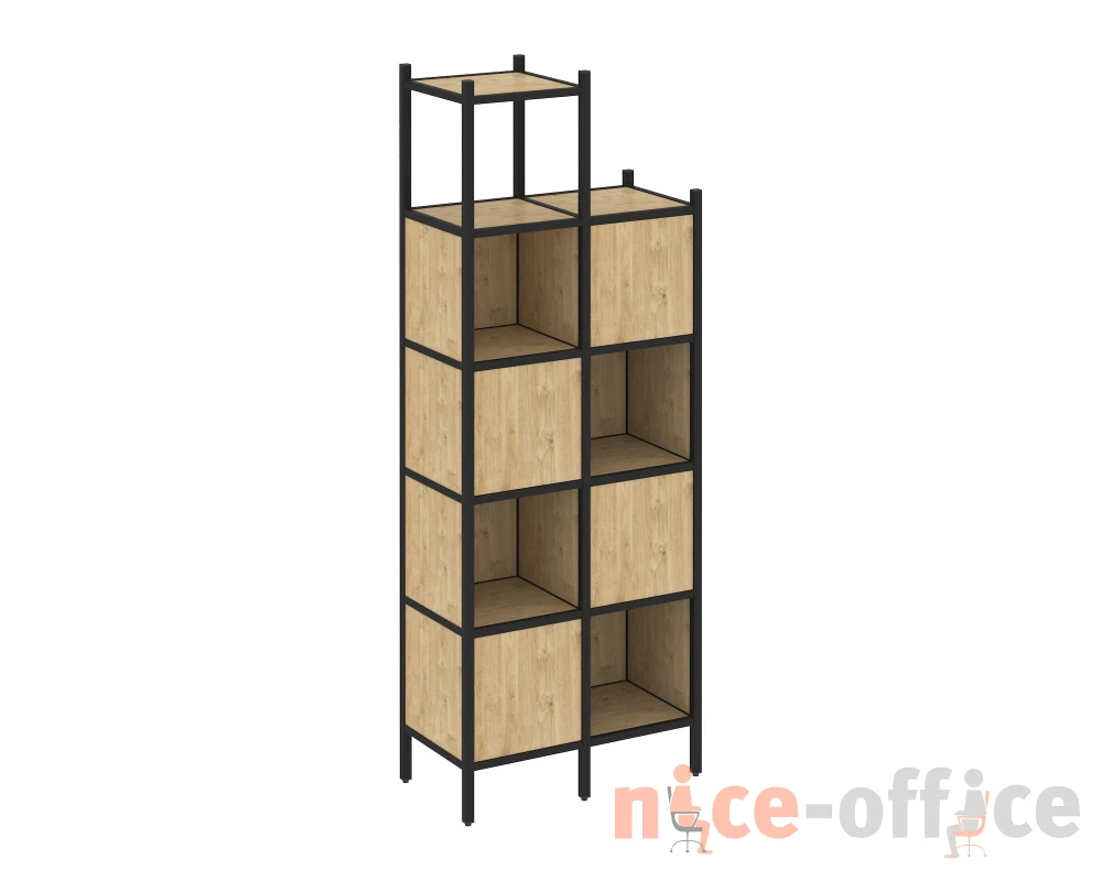 Прямой стеллаж L-20 862x446x2280 Лофт / Loft