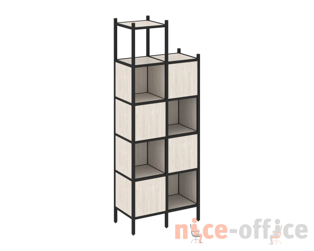 Прямой стеллаж L-20 862x446x2280 Лофт / Loft