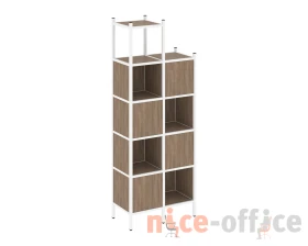 Прямой стеллаж L-20 862x446x2280 Лофт / Loft images