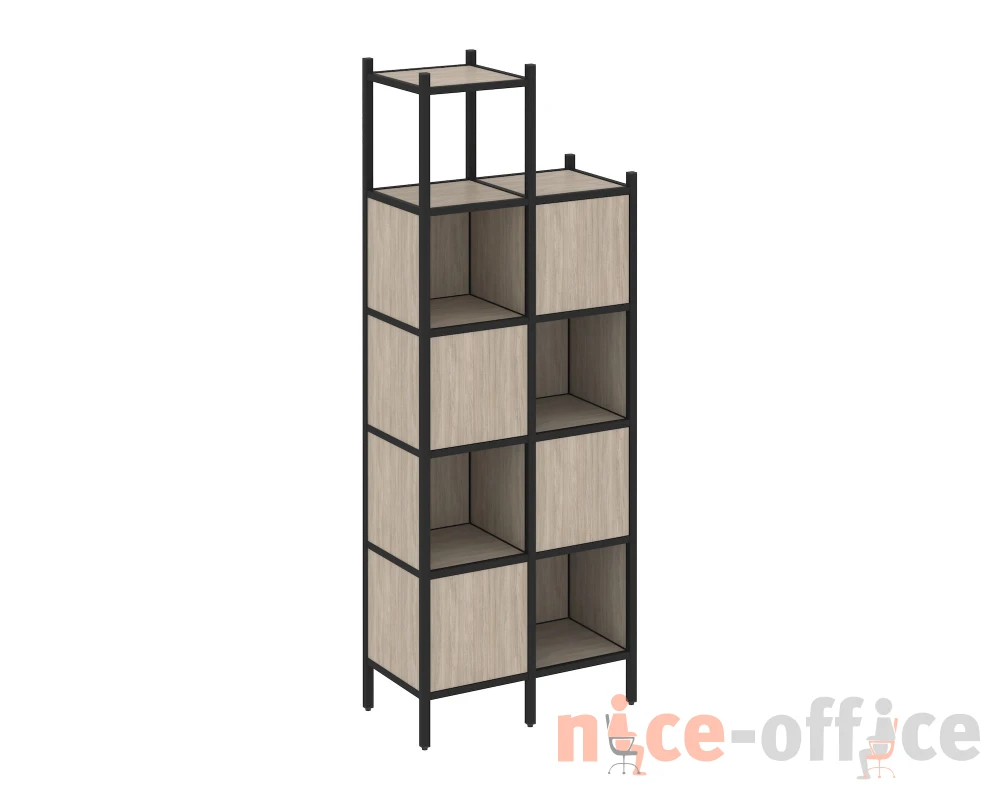 Прямой стеллаж L-20 862x446x2280 Лофт / Loft