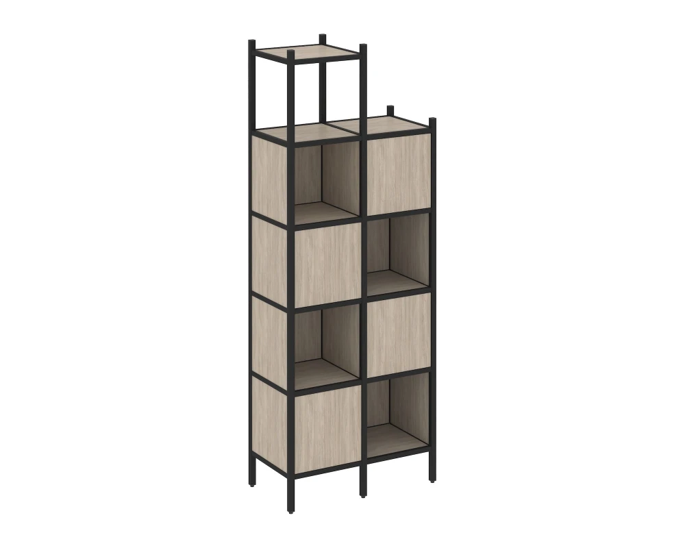 Прямой стеллаж L-20 862x446x2280 Лофт / Loft
