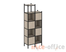 Прямой стеллаж L-20 862x446x2280 Лофт / Loft images