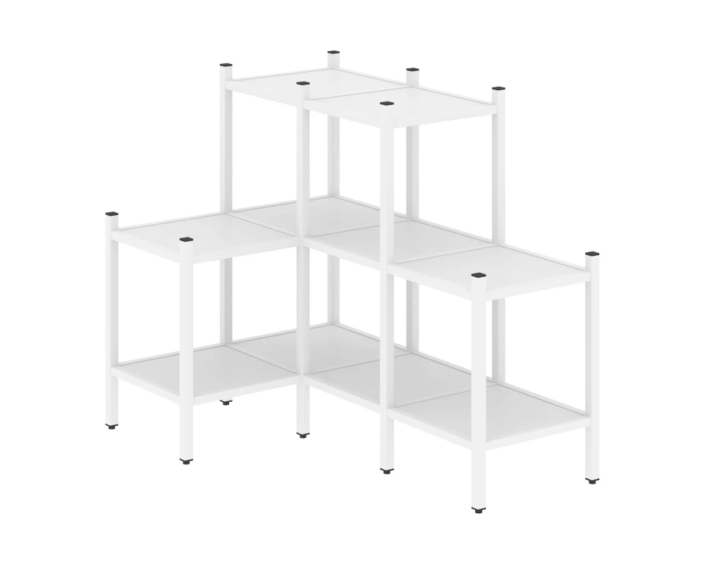 Угловой внутренний стеллаж L-37 862x1278x1047 Лофт / Loft