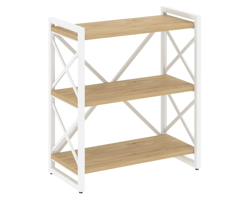 Стеллаж на регулируемых опорах - 3 полки 800х400х910 Лофт / Loft