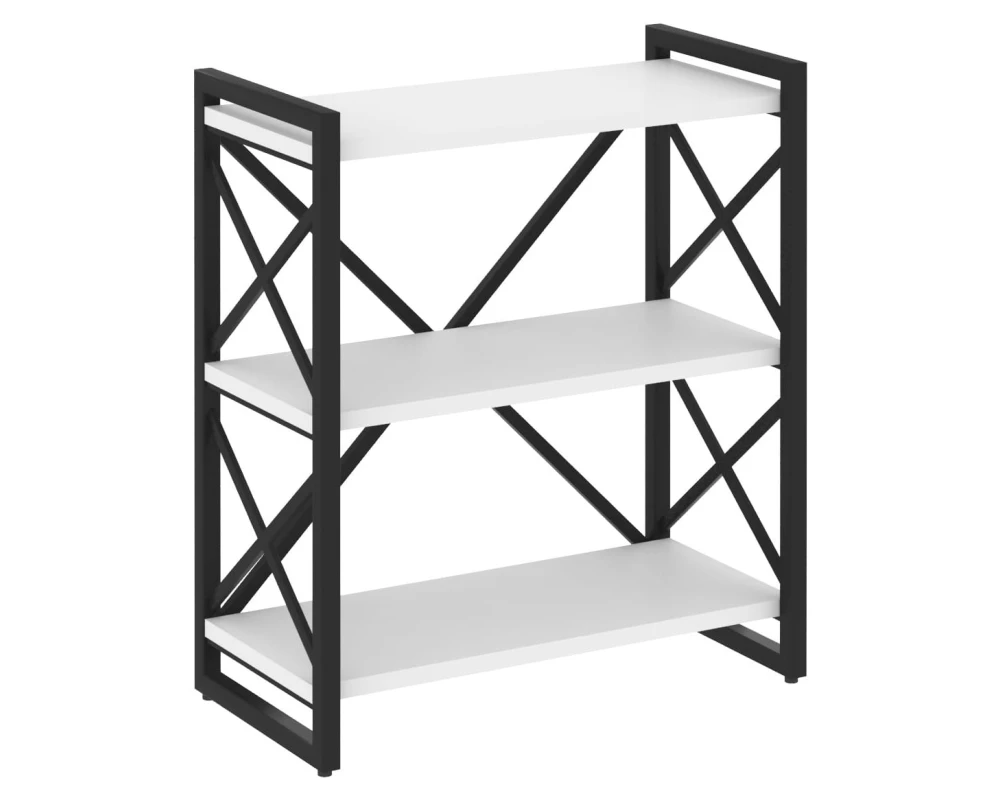 Стеллаж на регулируемых опорах - 3 полки 800х400х910 Лофт / Loft
