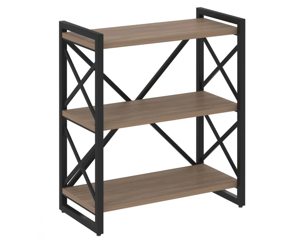 Стеллаж на регулируемых опорах - 3 полки 800х400х910 Лофт / Loft
