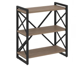 Стеллаж на регулируемых опорах - 3 полки 800х400х910 Лофт / Loft images