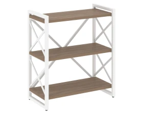 Стеллаж на регулируемых опорах - 3 полки 800х400х910 Лофт / Loft images