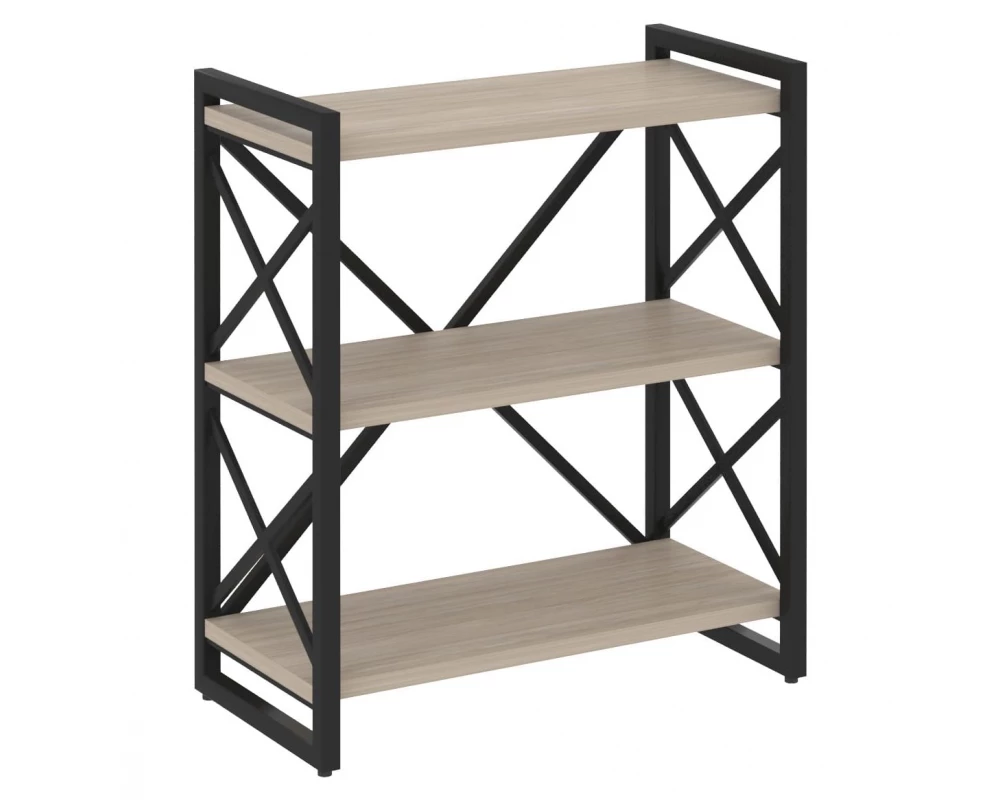 Стеллаж на регулируемых опорах - 3 полки 800х400х910 Лофт / Loft