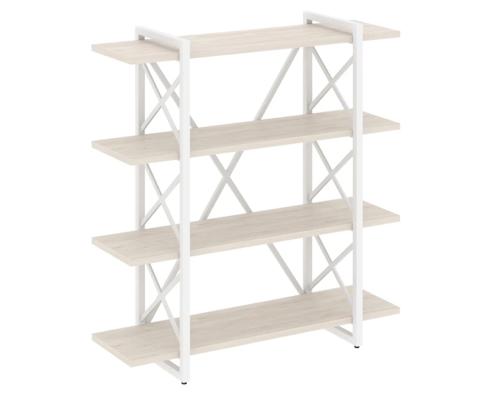 Стеллаж на регулируемых опорах - 4 полки 1200х400х1280 Лофт / Loft