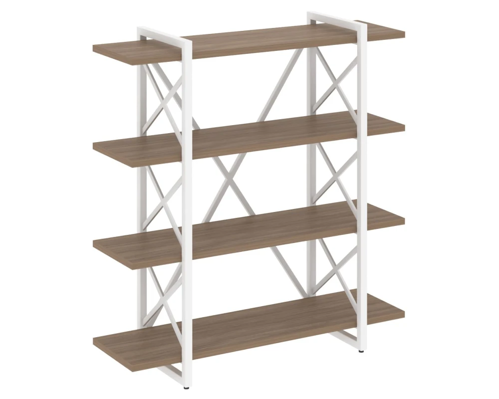 Стеллаж на регулируемых опорах - 4 полки 1200х400х1280 Лофт / Loft