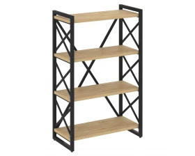 Стеллаж на регулируемых опорах - 4 полки 800х400х1280 Лофт / Loft images