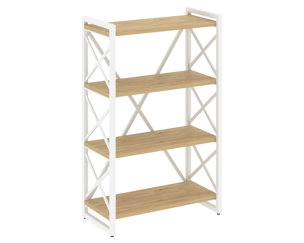 Стеллаж на регулируемых опорах - 4 полки 800х400х1280 Лофт / Loft