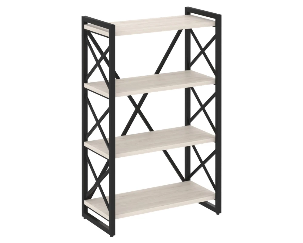 Стеллаж на регулируемых опорах - 4 полки 800х400х1280 Лофт / Loft