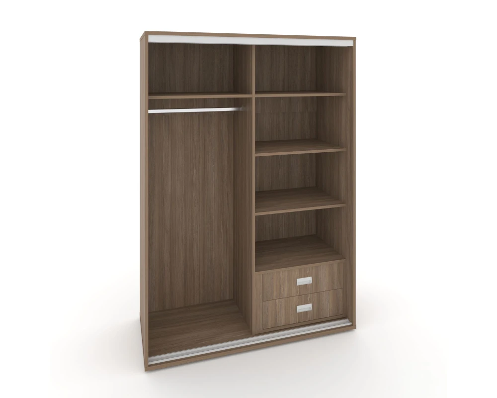 Комплект №1, 2-х секционного шкафа низкого L1400мм 1400x600x2006 Марис / Maris