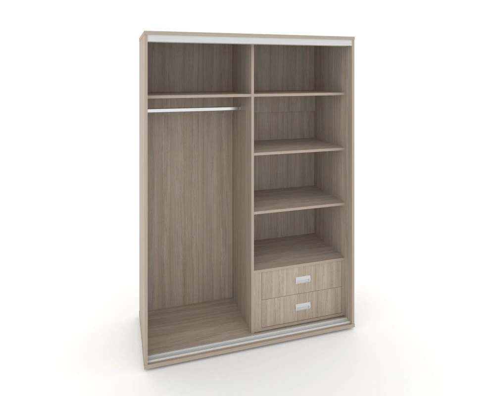 Комплект №1, 2-х секционного шкафа низкого L1400мм 1400x600x2006 Марис / Maris