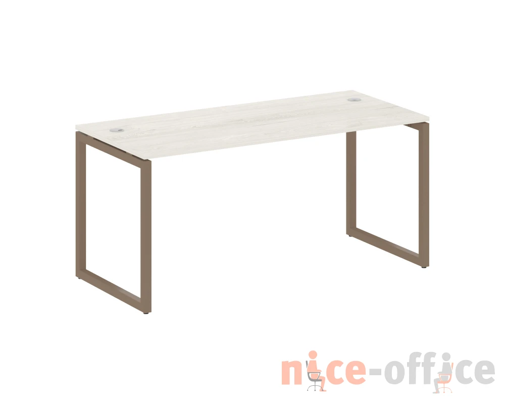Стол письменный на О-образном м/к 1600x720x750 Метал Систем Куатро 4х4 / Metal System Quattro 4x4