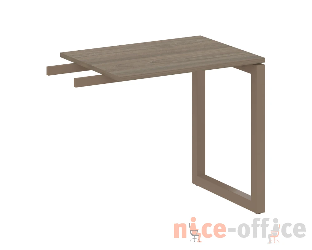 Приставной элемент на О-образном м/к 800x600x750 Метал Систем Куатро 5x5 / Metal System Quattro 5x5