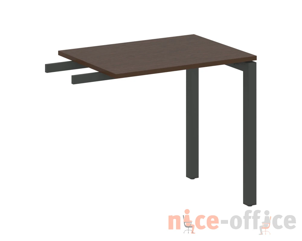 Приставной элемент на П-образном м/к 800x600x750 Метал Систем Куатро 5x5 / Metal System Quattro 5x5