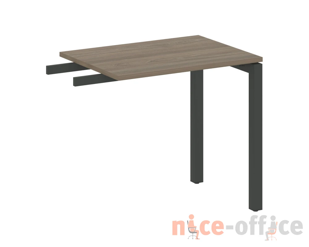 Приставной элемент на П-образном м/к 800x600x750 Метал Систем Куатро 5x5 / Metal System Quattro 5x5