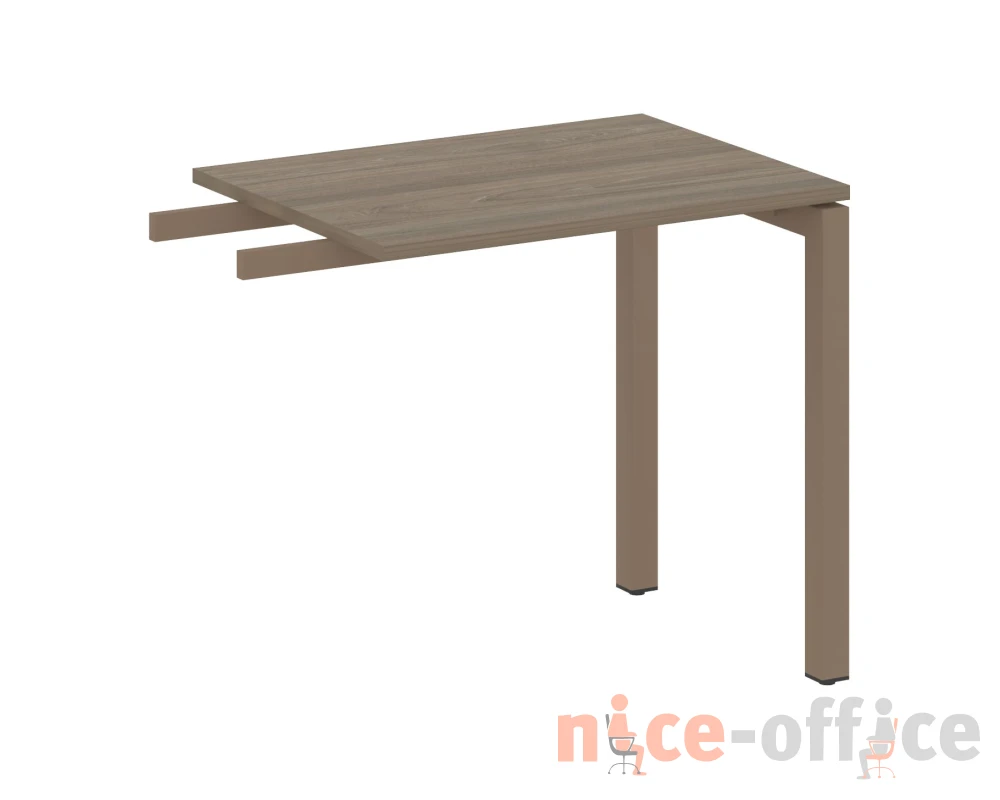 Приставной элемент на П-образном м/к 800x600x750 Метал Систем Куатро 5x5 / Metal System Quattro 5x5