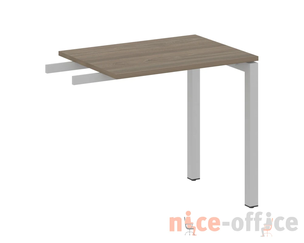 Приставной элемент на П-образном м/к 800x600x750 Метал Систем Куатро 5x5 / Metal System Quattro 5x5