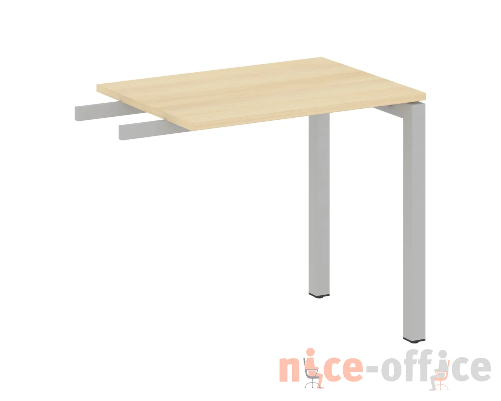 Приставной элемент на П-образном м/к 800x600x750 Метал Систем Куатро 5x5 / Metal System Quattro 5x5