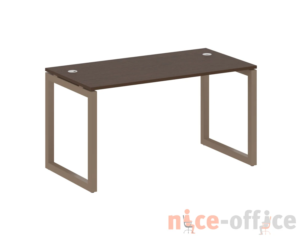 Стол письменный на О-образном м/к 1400x720x750 Метал Систем Куатро 5x5 / Metal System Quattro 5x5
