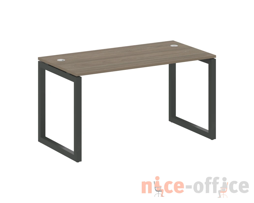 Стол письменный на О-образном м/к 1400x720x750 Метал Систем Куатро 5x5 / Metal System Quattro 5x5