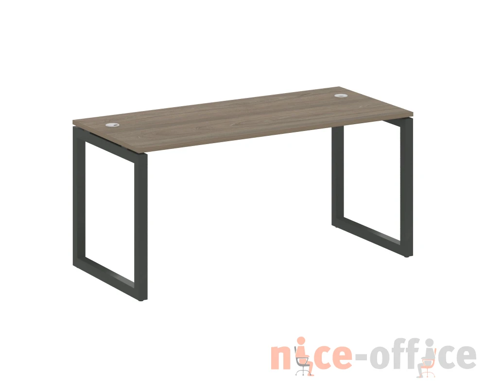 Стол письменный на О-образном м/к 1600x720x750 Метал Систем Куатро 5x5 / Metal System Quattro 5x5