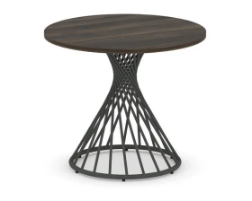 Стол переговорный круглый PR.C.SPRG-001.D 900х900х750 Оак / Oak images