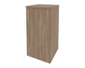 Шкаф низкий узкий правый (1 низкий фасад ЛДСП) 400x420x823 Оникс / Onix images