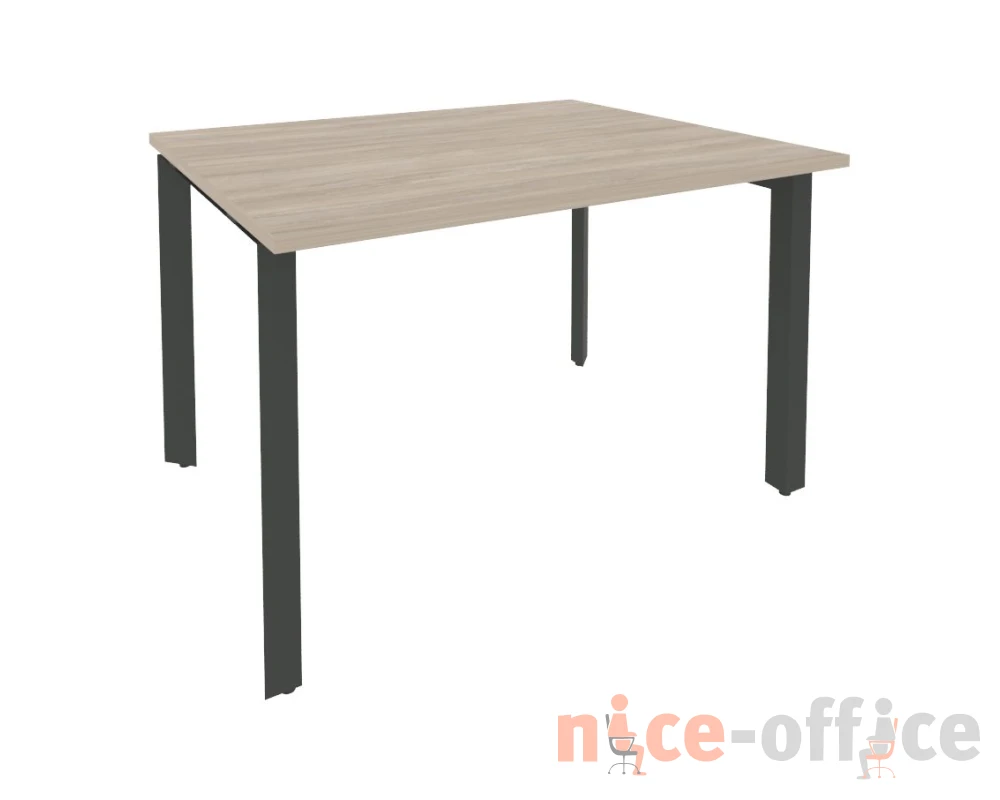 Стол переговорный (1 столешница) на П-образном м/к 1180x980x750 Оникс / Onix