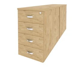 Тумба двойная приставная / опорная 432x1635x750 Оникс / Onix images