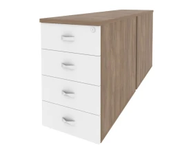 Тумба двойная приставная / опорная 432x1635x750 Оникс / Onix images