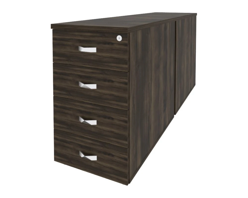 Тумба двойная приставная / опорная 432x1635x750 Оникс / Onix