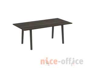 Стол переговорный, опоры - массив дерева 198x98x75 Оникс Вуд Директ / Onix Wood Direct images