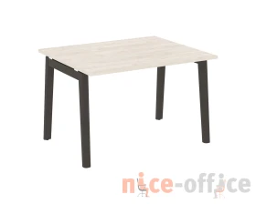 Стол переговорный (1 столешница), опоры - массив дерева 118x98x75 Оникс Вуд / Onix Wood images